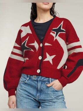 G Star RAW Jeans Wool Blend Knit Cardigan Sweater NWT Sz M Ret $210